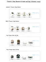 Boutons en laiton épais de haute qualité pour pantalons, attaches à pression, crochets pour pantalons pour femmes/hommes, costumes, vêtements