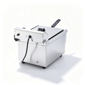 <span class=keywords><strong>Friteuse</strong></span> de comptoir électrique commerciale 16L à réservoir unique, contrôle précis de la température, acier inoxydable de qualité alimentaire, multi-anneaux - Product Image 3