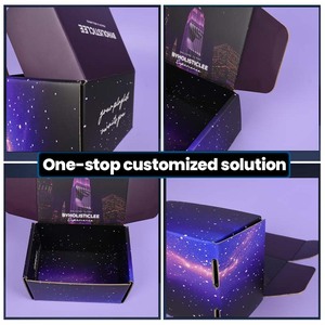 Boîte en carton personnalisée, faible quantité minimum de commande, emballage décoratif, boîtes d'expédition bon marché, <span class=keywords><strong>prix</strong></span> raisonnable, boîte en papier personnalisée - Product Image 4