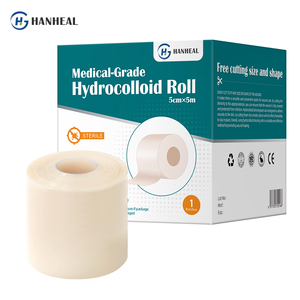 Rotolo di Benda Idrocolloidale Trasparente Assorbente, Flessibile e Senza Residui per Ulcere da Decubito, Acne, Tatuaggi - Product Image 6
