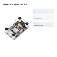 Module de capteur de vibrations haute sensibilité, détection numérique des impacts et mouvements, carte à 3 broches pour alarme de sécurité Arduino