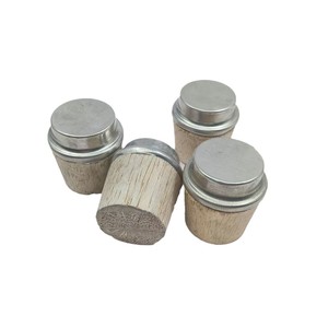 Termo alto de 8 libras con tapón de corcho. Esta es una tapa de botella de madera para el hogar. - Product Image 2