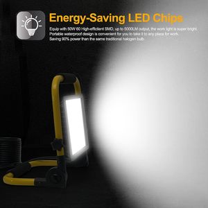 Super Bright Waterproof Adjustable Aluminum Body IP65 Outdoor Portable <b>Led</b> Flood <b>Light</b> for Work WD-930 <b>Led</b> Detailing Work <b>Light</b> - Product Image 3