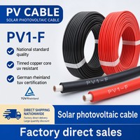 Cable Solar de CC de 4 mm, Estándar Nacional Chino PV1-F H1Z2Z2-K, para Generación de Energía Fotovoltaica, para Exportación