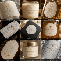 Autocollants adhésifs en papier mat gaufré 3D personnalisés, texturés, à gratter, écologiques, étiquettes de scellement pour parfums, pour l'emballage