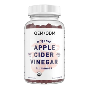 <span class=keywords><strong>Vente</strong></span> directe usine OEM – Gommes <span class=keywords><strong>de</strong></span> vinaigre <span class=keywords><strong>de</strong></span> cidre naturel avec vitamine B12, ACV biologique, 60 unités – Beauté, digestion, gestion du poids - Product Image 1