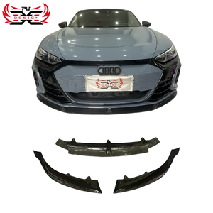 Labbro Anteriore in Fibra di Carbonio PU, Perfettamente Adattabile, Stile FD per <span class=keywords><strong>Audi</strong></span> E-<span class=keywords><strong>Tron</strong></span> <span class=keywords><strong>GT</strong></span>, Kit Carrozzeria per Paraurti Anteriore - Product Image 1