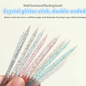 100 bâtonnets repousse-cuticules colorés pour éliminer les peaux mortes, outil de nettoyage des ongles, accessoires de manucure et pédicure pour salon - Product Image 6