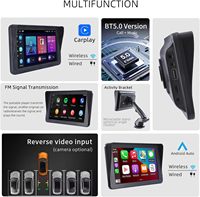 Pantalla táctil inteligente universal de 7 pulgadas, inalámbrico, portátil, Carplay, Android, reproductor de CD, cámara de respaldo, reproductor de CD