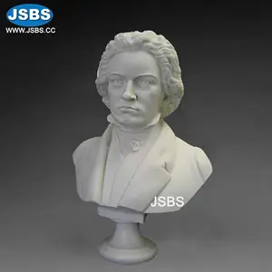 engraving nice famous musician marble Beethoven bust statue sculpture marmer beethoven buste for sale