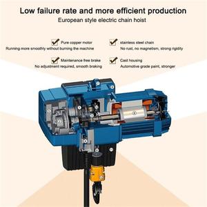 Work Duty M5 Technologie européenne 250kg 500kg Palan à chaîne électrique avec support de suspension Protection IP55 - Product Image 3