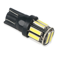 Soporte de luz LED extra alta para coche T10/5w5 7020 10 SMD T10 bombilla led estroboscópica