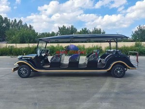 BRT EV Bus HOT SALE Electric Classic Car <b>72V</b> 100AH - CE/ISO-road Retro Sightseeing Vehicle Lithium Phosphate <b>Battery</b> 8 seaters - Product Image 5
