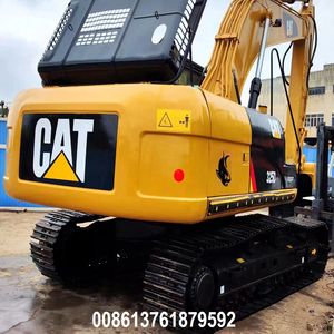 Excavadora hidráulica sobre orugas Caterpillar 325D/325DL usada de fabricación japonesa a la venta, centrada en componentes básicos de motor y bomba - Product Image 4
