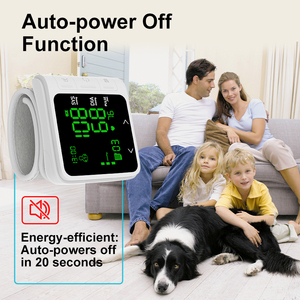 Taşınabilir dijital bilek kan basıncı monitörü elektrik powered USB şarj edilebilir sınıf II CE sertifikalı tansiyometre - Product Image 6