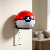 Boule extinctrice automatique à poudre sèche, boule anti-incendie auto-activante suspendue pour la maison, la voiture, le garage, approuvée CE