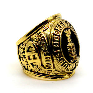 Bague en alliage pour homme, championnat des Canadiens de Montréal 1959, avec incrustation en forme de cœur, souvenir pour fiançailles, mariage et cadeaux d'anniversaire - Product Image 2