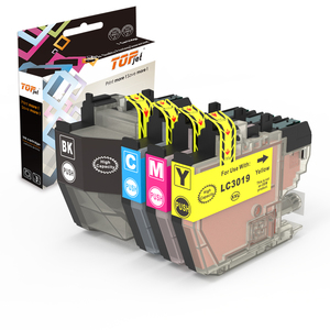 Cartouche d'encre compatible couleur Topjet LC3017 LC3019 LC3017XL LC3019XL pour <span class=keywords><strong>imprimante</strong></span> jet d'encre <span class=keywords><strong>Brother</strong></span> <span class=keywords><strong>MFC</strong></span>-J5330DW <span class=keywords><strong>MFC</strong></span>-<span class=keywords><strong>J6930DW</strong></span> - Product Image 1
