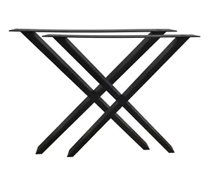 Kaki meja kantor, tangkai logam sederhana untuk meja kantor