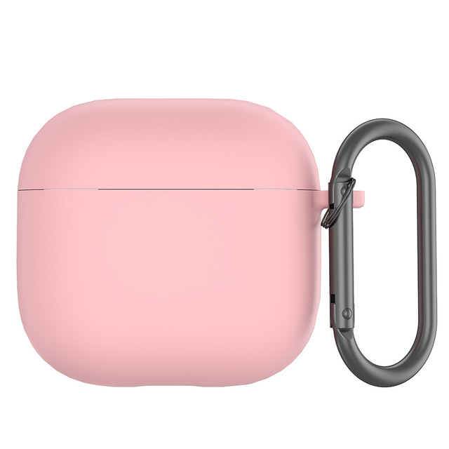 Silicone Case for Airpods Pro 3 Shockproof Earphones Protective Case for Airpods 4 With Hook Buckle Soft Earphones Cover