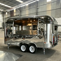 Camion de restauration de Noël en acier haute résistance, chariot de café électrique, remorque à pizza, cuisine mobile certifiée UKCA, chariot à bonbons