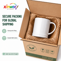 Lot de tasses en céramique en gros, kit DIY, tasses vierges personnalisables avec pinceaux à peinture acrylique, sans danger pour les aliments, anti-fuite, pour enfants, cadeau artisanal, en vrac