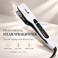 Catokan Rambut Profesional Steam MCH Titanium 450F Pemanas Cepat 2 in 1 Pelurus & Pengikal Rambut Salon Private Label Custom