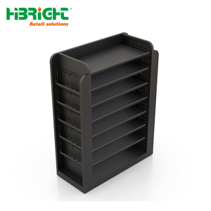 Commercial Metal Supermarket Cashier Desk Front <b>Shelf</b> Heavy Duty Queue Barrier Merchandise Display <b>Rack</b> - Product Image 3