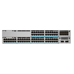 Commutateur réseau série C9300-24T-E, compatible PoE et QoS, routeur industriel Ethernet à fibre optique en stock - Product Image 1