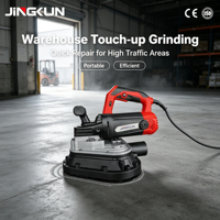 Ponceuse de sol portative à trois roues JINGKUN Modèle JK3W – Machine de polissage d'angle haute vitesse pour chantier, qualité certifiée