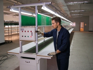 Nueva Línea de Ensamblaje de Computadoras para Bicicletas Eléctricas Marca SMC, Cinta Transportadora Automática para Almacén, Material de Goma Duradero, 1 Capa 5 - Product Image 5