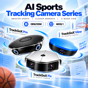 Cámara de Entrenamiento de Baloncesto TrackGoX con Vista Panorámica de 180 Grados y Seguimiento Automático - Product Image 1
