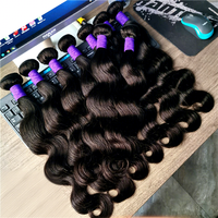 Fournisseur en Gros de Cheveux Remy à Cuticules Alignées, Lot de Tissages 100% Cheveux Humains Vierges Bruts Brésiliens pour Femmes Noires