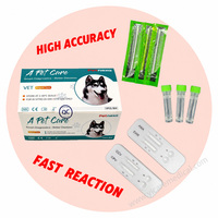 Kit de test sanguin pour le parvovirus canin, test rapide de l'antigène CPV, équipement vétérinaire de diagnostic