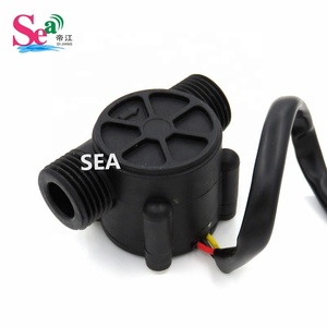 Capteur de débit d'eau en plastique noir SEA YF-S201B G1/2, matériau POM, niveau de liquide, débitmètre d'eau <span class=keywords><strong>magnétique</strong></span> - Product Image 5