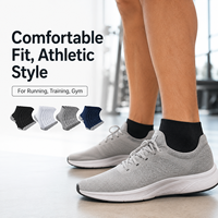 Chaussettes de sport noires personnalisées, respirantes et rembourrées, avec logo personnalisé, antidérapantes, OEM ODM, faible MOQ, directement de l'usine