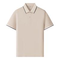 Polo pour homme avec logo personnalisé, couleur unie, décontracté, à manches courtes, avec boutons, polo de golf
