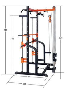 DW SPORTS <span class=keywords><strong>Cage</strong></span> de puissance de levage de poids de Machine de Smith robuste de Fitness Commercial de haute qualité - Product Image 3
