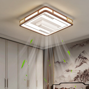 <b>Ceiling</b> Fan <b>Light</b> Minimalist Chinese Style Full Spectrum <b>LED</b> Flush Mount For Living Room Bedroom 220V - Product Image 3
