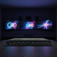Contrôleur de mur vidéo : entrée 4K60, sortie 1080P, fusion d'écrans sur 4, RS232/contrôle à distance pour publicités commerciales