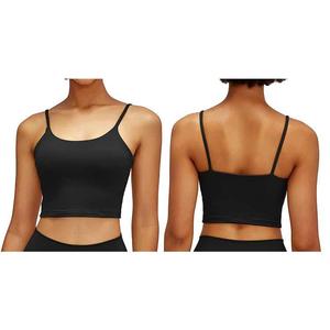 Nuevo sujetador deportivo de yoga negro, ligero, cómodo y suave, para gimnasio y ejercicio. - Product Image 1