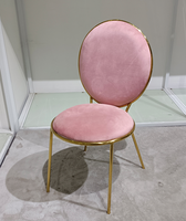 Chaises de luxe roses pour mariages et événements, chaises trônes de mariage