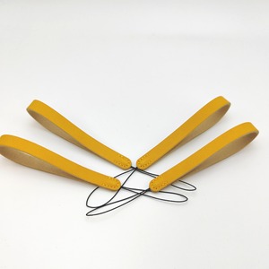 Pu Lanyard For Phone <b>Water</b> <b>Bottle</b> Usb Flash Drive Yellow Single <b>Strap</b> Manual Made Portable Anti Loss Rope - Product Image 2