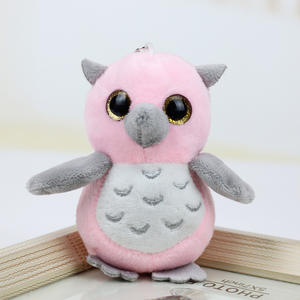 Porte-clés en peluche <span class=keywords><strong>Hibou</strong></span> de 11 cm, jouet doux et mignon, breloque de <span class=keywords><strong>sac</strong></span>, cadeau pour enfants, vente en gros - Product Image 4