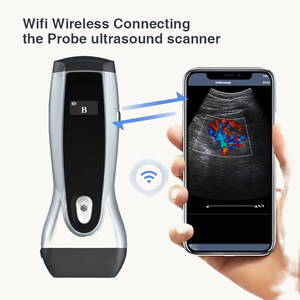 USBワイヤレスwifiミニハンドヘルドスキャナーペット動物モニタープローブ獣医用ポータブル獣医超音波装置 - Product Image 2