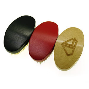 Spazzola per <span class=keywords><strong>barba</strong></span> e baffi ZOSO da uomo, nuovo stile, setole morbide, manico curvo in legno, ZS-BB-048 - Product Image 4