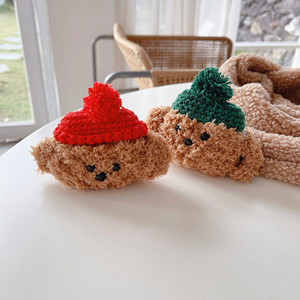 Funda de perro de peluche para <span class=keywords><strong>Iphone</strong></span> <span class=keywords><strong>Airpods</strong></span> <span class=keywords><strong>Pro</strong></span> Airpods3 <span class=keywords><strong>2</strong></span> 1 funda Kawaii Furry funda de transporte para <span class=keywords><strong>iPhone</strong></span> <span class=keywords><strong>Airpods</strong></span> <span class=keywords><strong>Pro</strong></span> funda de carga - Product Image 6