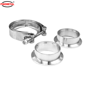 Haute qualité 1.75 "pouces <span class=keywords><strong>45mm</strong></span> 304 Kit de serrage <span class=keywords><strong>v</strong></span>-bande en acier inoxydable mâle femelle - Product Image 2