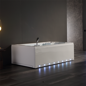 Baignoire et spa à remous en acrylique pour 2 personnes, best-seller, pour couples, intérieur/<span class=keywords><strong>extérieur</strong></span>, autoportante avec panneau de douche hydromassant - Product Image 5