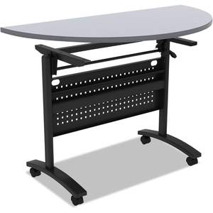 Base de table d'entraînement inclinable Valencia 28,5 l x 19,75 prof x 28,5 h, noire, mobilier de bureau - Product Image 3